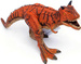 Carnotaurus Dinosaurier Figur beweglicher Mund