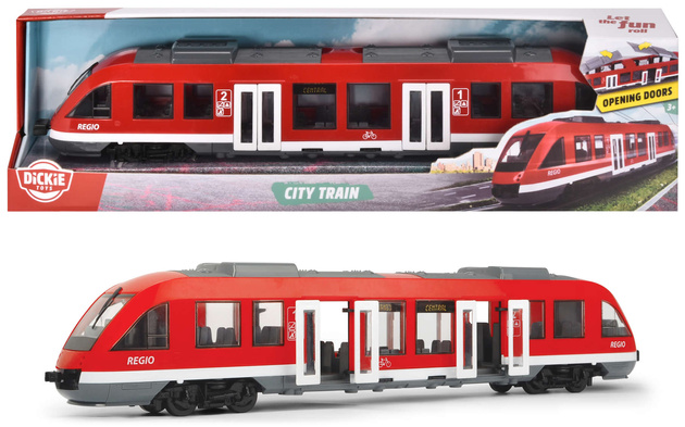 Stadtbahn mit zu öffnenden Türen Tram Regio