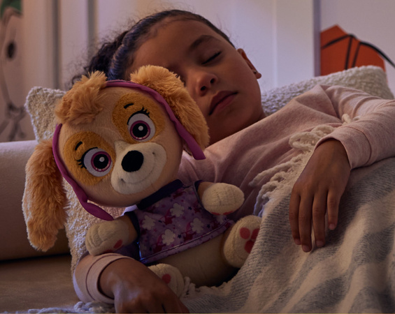 Paw Patrol Bedtime Plüsch Maskottchen Skye weiches Kuscheltier 25cm