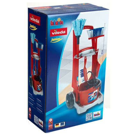 Spielzeugset Reinigungswagen + Reinigungsutensilien für Kinder ab 3 Jahren Vileda Klein