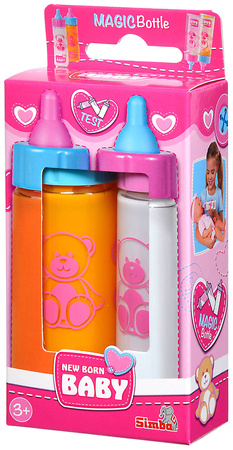 New Born Baby Magische Puppenflaschen 2 Stück