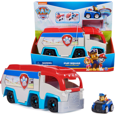 Paw Patrol Rescue Wheels Patroller + Chase in einem Auto