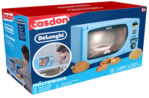 DeLonghi Mikrowelle für Kinder mit Licht- und Soundeffekte