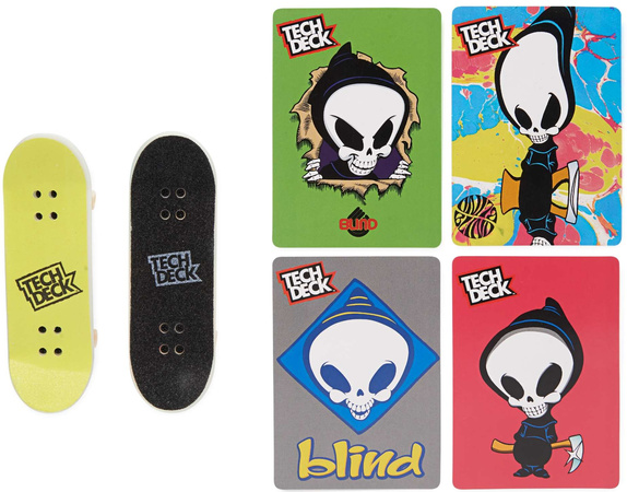 Fingerboard Ramp Neon Mega Park Invasion Skatepark + 4 Trickkarten