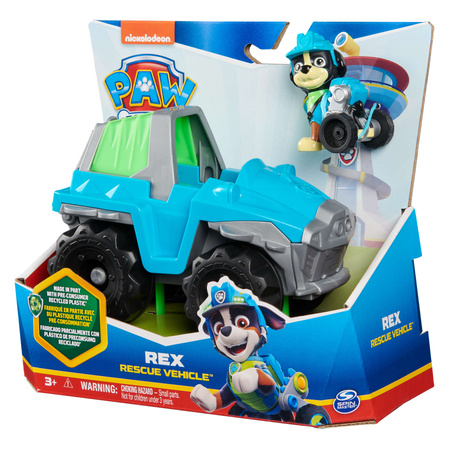 Paw Patrol 2in1 Rex Set Fahrzeug Cars + Hundefigur eco