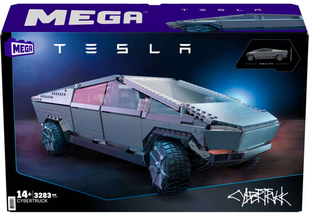 Tesla Cybertruck Mega-Baustein-Set 3283 Teile 48 cm