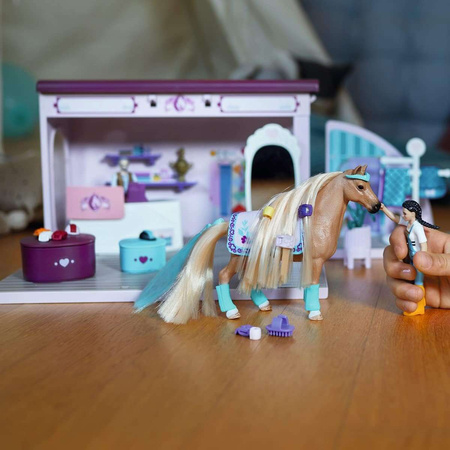 Großes Set Horse Club Folding Horse Store + Figuren, Zubehör