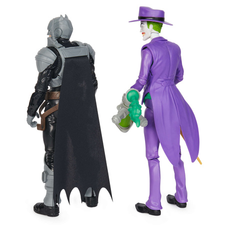 Großes 2-in-1 DC Comics Batman vs Joker 30 cm Figuren + Zubehörset