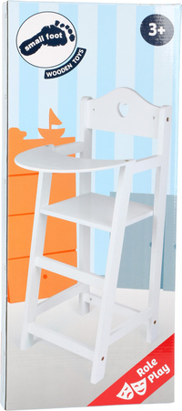 Hölzerner Futterstuhl für Puppen