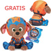 Paw Patrol The Mighty Kinofilm Liberty Plüsch Maskottchen Hund 20 cm Gund + Poms Katzen