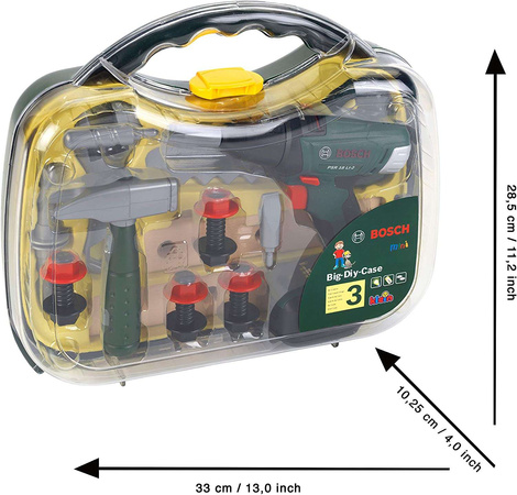 Klein Bosch Koffer mit Schraubendreher und Zubehör