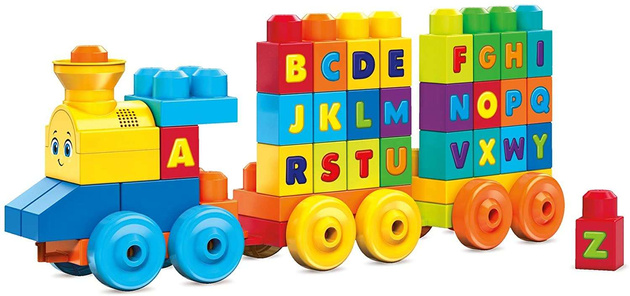 Mega Bloks ABC Zug mit Sound Bloks mit Buchstaben
