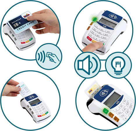 POS-Zahlungsterminal mit Zubehör für Kinder Klein