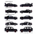 Black Edition 5-Fahrzeug-Set