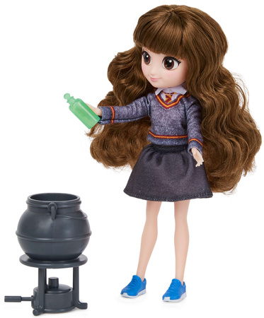 Harry Potter Puppenfigur Hermine mit Kessel und Krummbein