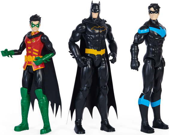 Großes 6-in-1 DC Comics Großfiguren-Set Batman, Robin, Nightwing, Joker, Riddler, Copperhead 28 cm 3+