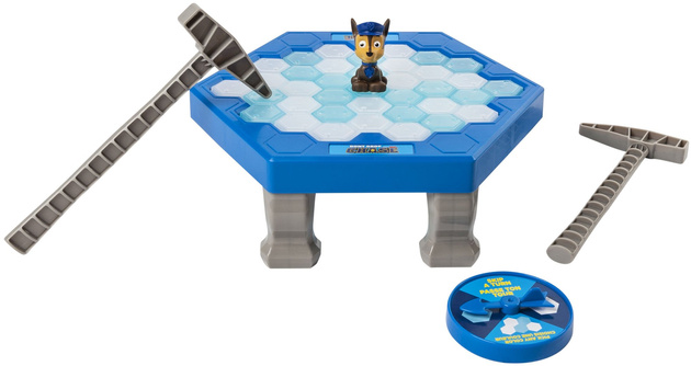 Paw Patrol Don't Drop Chase Familie Arcade-Spiel Don't Drop Chase Dog on Ice Spin Master