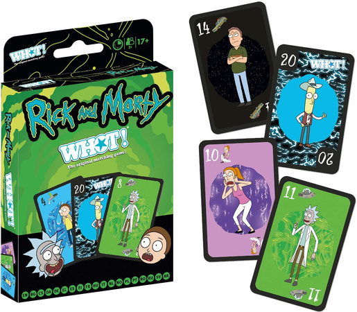 WHOT! Rick und Morty party macau kartenspiel Winning Moves