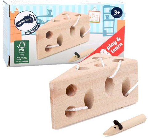 Hölzernes Käse- und Mausspiel