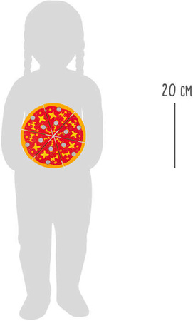 Kleiner Fuß 11063 Pizzaschneider aus Holz