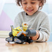 Paw Patrol The Movie 2 Set Figur Rubble Hund Fahrzeug gelb Cars Rollo Licht Sound