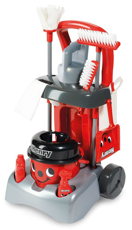 Casdon 674 Henry Deluxe Reinigungsset mit Staubsauger und Mopp