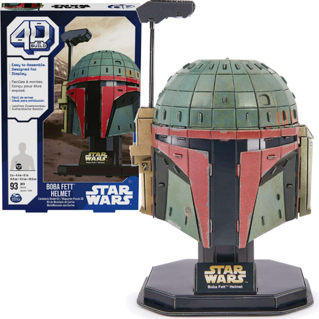 Puzzle 4D Build Star Wars Boba Fett 3D Modell Helm zum Zusammenbauen