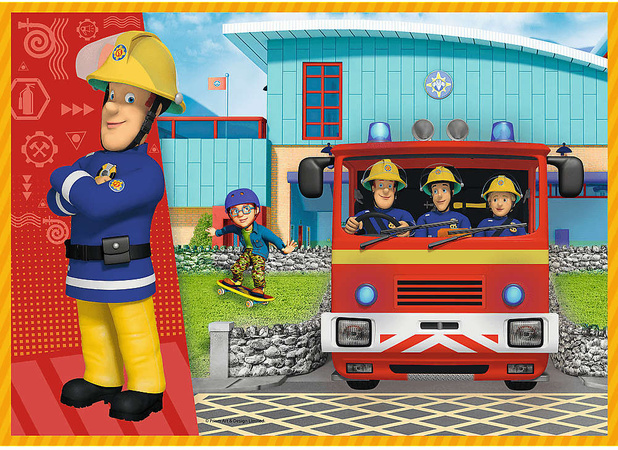 Trefl Puzzle 4in1 Brave Feuerwehrmann Sam