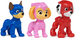 Paw Patrol The Movie 2 Kleiner Satz von 3 Figur Hunde Skye Chase Marshall Welpen