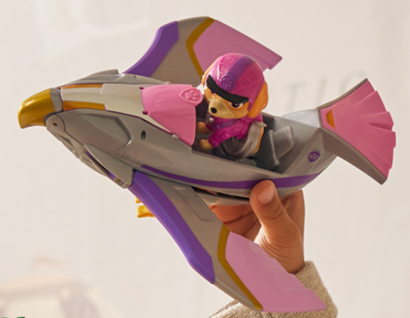 Paw Patrol Jungle Pups Fahrzeug Skye Falcon Set + Figur