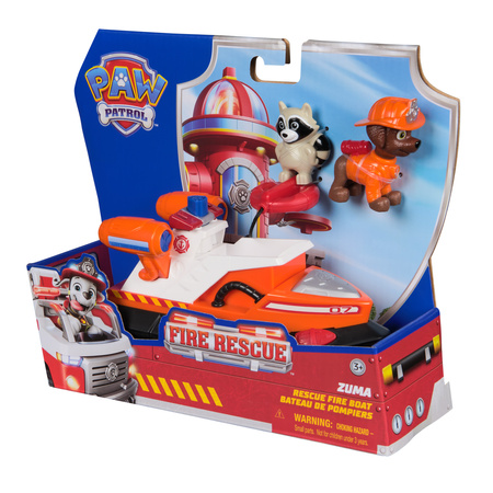 Paw Patrol Fire Rescue Zuma Rettungsboot-Set mit Figur