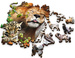 Trefl Holzpuzzle Wildkatzen im Dschungel 500 Elemente