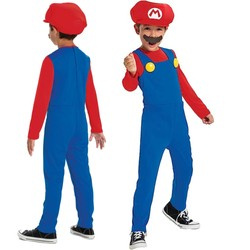 Super Mario Karnevalskostüm 127-136 cm 7-8 Jahre alt