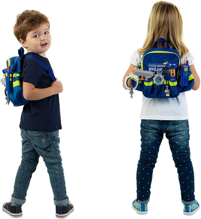 Klein 8802 Ben&Sam Polizeirucksack mit Ausrüstung