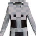 Minecraft Halloween Kostüm, Skelett Weiß Karnevalskostüm 109-126 cm (4-6 Jahre)