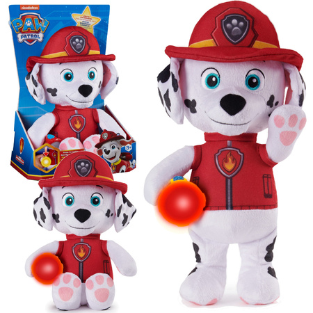 Paw Patrol Marshall sprechendes Maskottchen mit Taschenlampe Nachtlicht 29cm