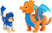 Paw Patrol Rescue Knights Knights 2 Figuren Chase und Draco Drache
