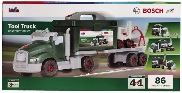 Bosch Werkzeugwagen für Kinder 86 Teile Klein