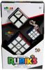 3W1 Set Original klassisches Rubik's Cube Puzzle Spielzeug Mini-Würfelpuzzle Schlüsselanhänger Rubik's (2 Würfel + Schlüsselanhänger)
