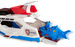 Paw Patrol Aqua Pups Wal-Wasser-Patrouillenboot + Chase-Figur, Fahrzeug