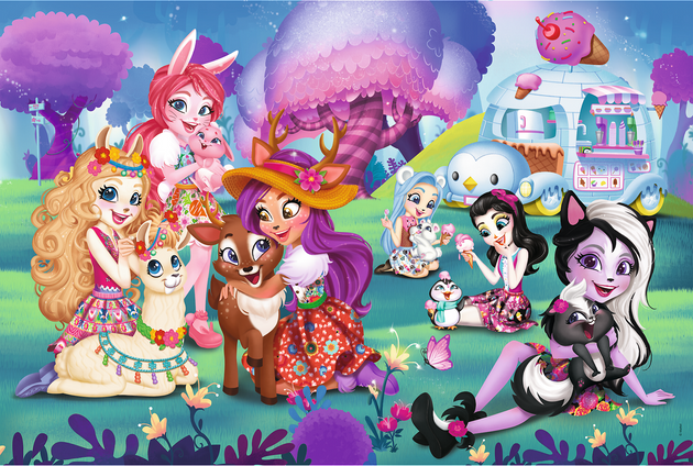 Trefl 14315 Puzzle Maxi Merry World Enchantimals
