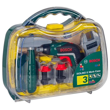Bosch-Koffer mit Werkzeug und Schraubendreher Ixolino II Klein