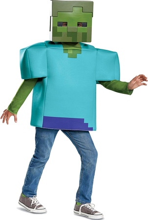 Minecraft Zombie Karnevalskostüm Disguise 109-126 cm 4-6 Jahre alt