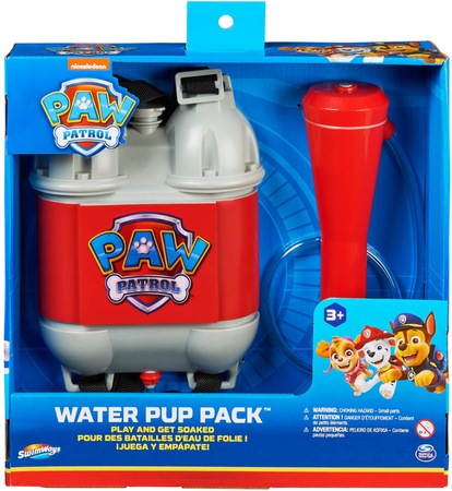 Paw Patrol verstellbarer Wasserrucksack mit Wasserpumpenpistole Water Pup Pack