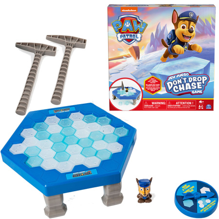 Paw Patrol Don't Drop Chase Familie Arcade-Spiel Don't Drop Chase Dog on Ice Spin Master