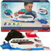 Paw Patrol Aqua Pups Wal-Wasser-Patrouillenboot + Chase-Figur, Fahrzeug