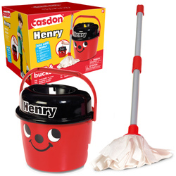 Casdon Henry Little Helper Eimer und Spielzeugmopp