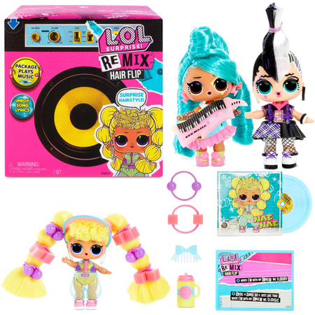 Satz L.O.L. Surprise Remix Hair Flip Puppe + Zubehör