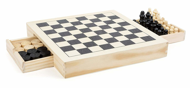 Kleiner Fuß Holzschach