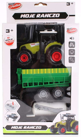 Set Moje Ranch Traktor + Anhänger Licht/Sound
